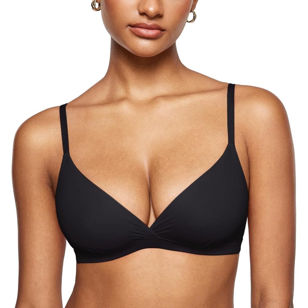 Women's Inbarely Triangle Bralette Unlined Wirele… - image 1